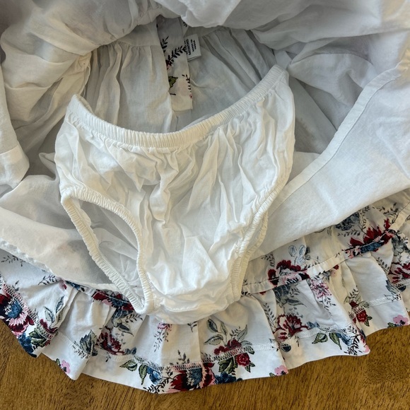 Janie and Jack Floral Puff Sleeve Dress Toddler Girls 12-18 Months - Picture 10 of 10